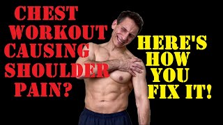 Shoulder Pain From A Chest Workout? Here's How To Fix It!