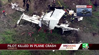 Pilot killed in small plane crash near Modesto airport