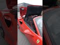 Sound of Ferrari F8 spider letting the top down