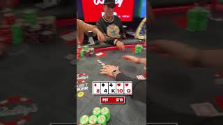 $100 BLIND RAISE and I have POCKET FOURS vs Masato - No Limit Texas Holdem Poker - Las Vegas #poker