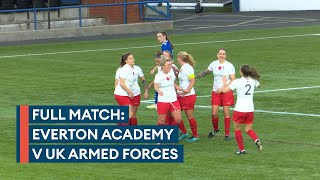 Remembrance Football: Everton Academy v UK Armed Forces – Full Match Replay