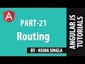 AngularJS Tutorial 21- Routing