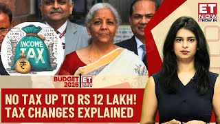 No Income Tax Up To Rs 12 Lakh! New Tax Slabs Explained In 5 Mins: How Much Do You Save? | Budget'25