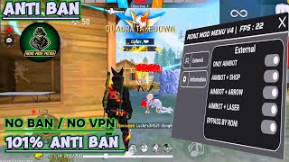 99% AIMBOT + NEW LOCATION  ✅FREE FIRE  💀❤️NEW HACK OB47 || RONI MOD MENU - V18✅