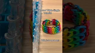 Full Length Triple Single Tutorial #rainbowloom #tutorial #fyp