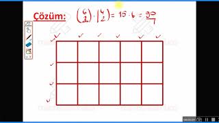 PERMÜTASYON-KOMBİNASYON (DİKDÖRTGEN VE KARE SAYILARI)