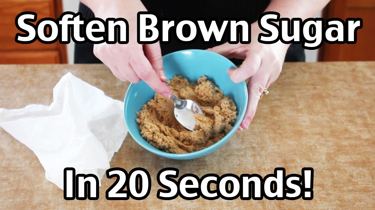 How To Soften Brown Sugar In 20 Seconds - YouTube