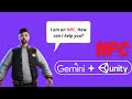 How to Integrate Unity + Gemini + Ready Player Me for NPCs in 4 Minutes (Free Tutorial 2025)