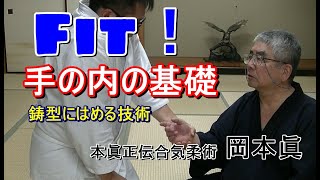 合気柔術チャンネル　技術・理合#052 　Ｆｉｔ　鋳型にはめる　aiki 　makoto okamoto