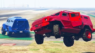 EXTREME ARMOURED BATTLE! (GTA 5 Funny Moments)