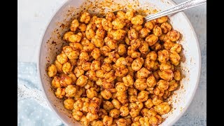 Crispy Spicy Roasted Chickpeas