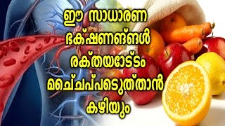 These Common Foods Can Improve Blood Circulation || ഈ സാധാരണ ഭക്ഷണങ്ങൾ രക്തയോട്ടം മെച്ചപ്പെടുത്തുക