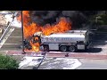 LIVE: Crews responding to a diesel tanker on fire in DeSoto, Texas