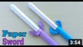 DIY PAPER SWORD / Paper Crafts For School / Paper Craft / Easy kids craft ideas / Paper Craft New