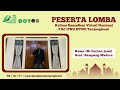 PESERTA KOMPETISI KULTUM RAMADHAN VIRTUAL NASIONAL (Nama : M. Farhan Jamil Asal : Sampang Madura)