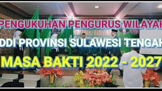 Pengukuhan Pengurus Wilayah DDI Prov.Sulawesi Tengah