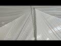 drapes for clear high peak cross cable frame tent