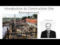 Lecture 8B Construction Site Management and Inspections, Managing Subcontractors