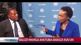 Balozi Augustine Mahiga kuhutubia Baraza Kuu la Umoja wa Mataifa