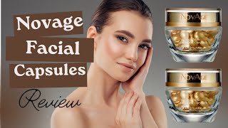 Oriflame Novage facial Capsules Review \u0026 How to Use it || Oriflame Capsules Benifits