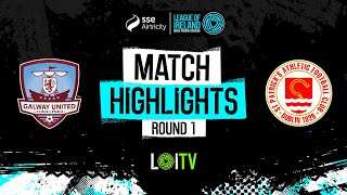 SSE Airtricity Men's Premier Division Round 1 | Galway United 0-1 St Patrick’s Athletic | Highlights