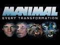 SUPERCUT Every Transformation in Manimal (1983)