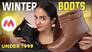 Latest Winter BOOTS from Myntra 2024 | Honest Review || Tanya Harchani