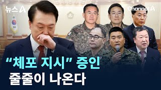 다음 주 탄핵심판, “체포 지시” 증인 줄줄이 나온다 / 채널A / 뉴스A