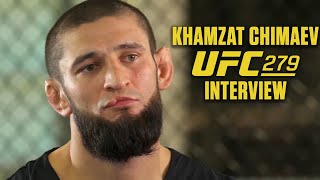 Khamzat Chimaev UFC 279 Interview: Fighting Nate Diaz and reaction to Edwards vs. Usman | ESPN MMA