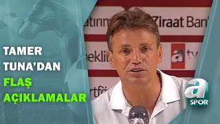 Alanyaspor 4 - 0 Antalyaspor Tamer Tuna Maç Sonu Basın Toplantısı Düzenledi / A Spor