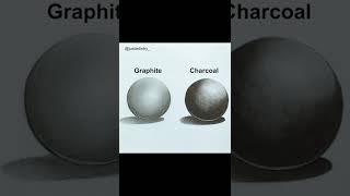 Graphite vs Charcoal #art #shorts #youtubeshorts