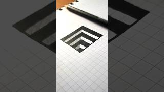 Drawing 3D Optical Illusion Hole 🤔✎😱 #3dart #draw #opticalillusion #satisfyingart #arttutorial #art