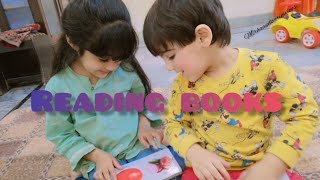 Reading books/ nursery rhymes/ mirhaandsarimvlogs