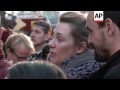 Supporters react to Melenchon defeat