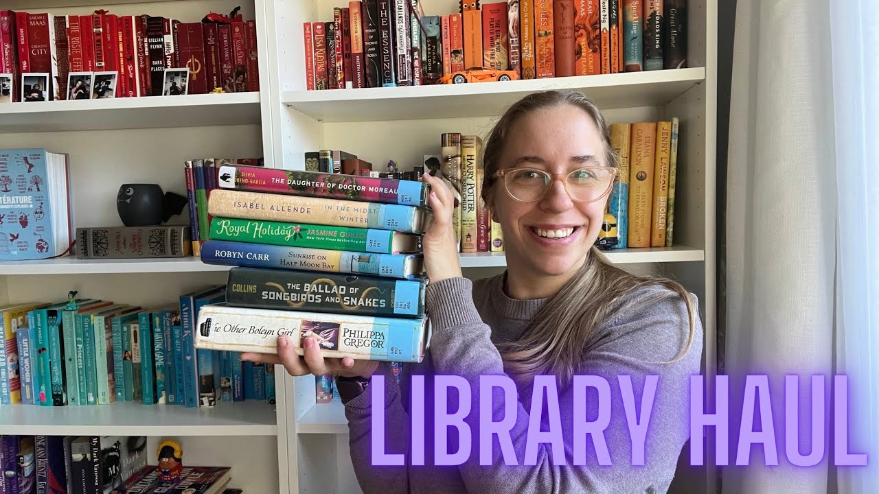 Book Haul Public Library Vlog Youtube