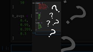 Can you SOLVE this mini baseball python puzzle?? #python #programming
