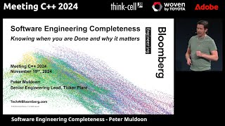 Software Engineering Completeness - Peter Muldoon - Meeting C++ 2024