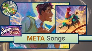 META DECK - Shimmering Skies Songs🟡💿- Lorcana Deck and Gameplay