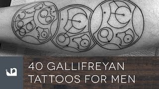 40 Gallifreyan Tattoos For Men