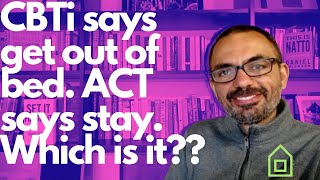Insomnia insight #455: CBTi vs ACT/Natto - find your way!