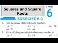 Chapter 6 Square and Square Roots || Full Exercise 6.2 & Basic || Class 8 Maths RBSE CBSE NCERT