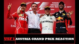 2017 F1 Austrian GP Race Reaction!!