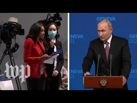 Journalist asks Putin why his political opponents are 'dead, in prison or poisoned'