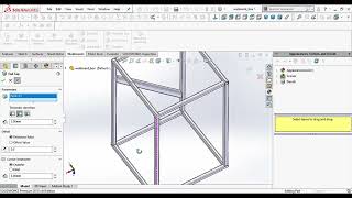 SOLIDWORKS Inclass Week F : Weldments