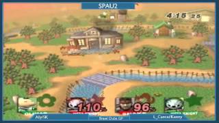 SPAU2 GF: Ally/SK (Snake/MK) vs L_Cancel/Kenny (Olimar/MK)