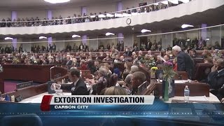 Extortion investigation at the Nevada Legislative Session