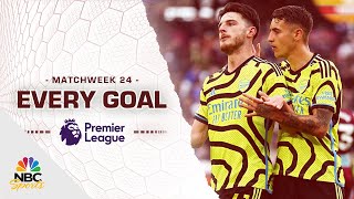 Every Premier League goal from Matchweek 24 (2023-24) | NBC Sports