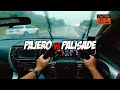 Adu Nekat ⛈ Pajero Sport VS Hyundai Palisade