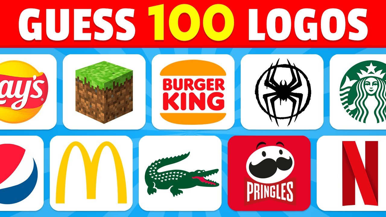 Guess 100 Logo In 3 Seconds | Famous Logos Quiz - YouTube