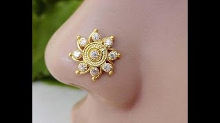 Jewellary  Gold Nose Ring/ Nose Stud/ Traditional Nose Ring collection photo